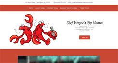 Desktop Screenshot of chefwaynes-bigmamou.com